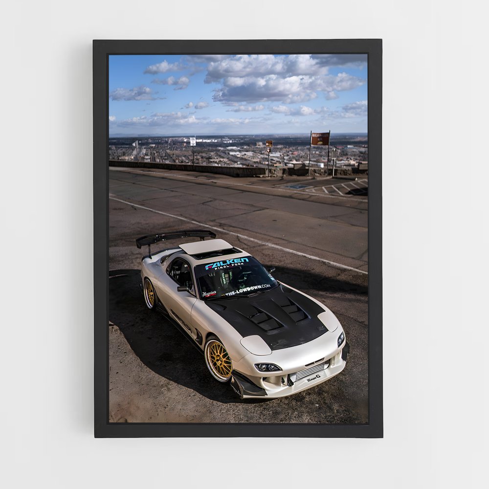 Poster Route Sombre – affiche Mazda (vue 2)